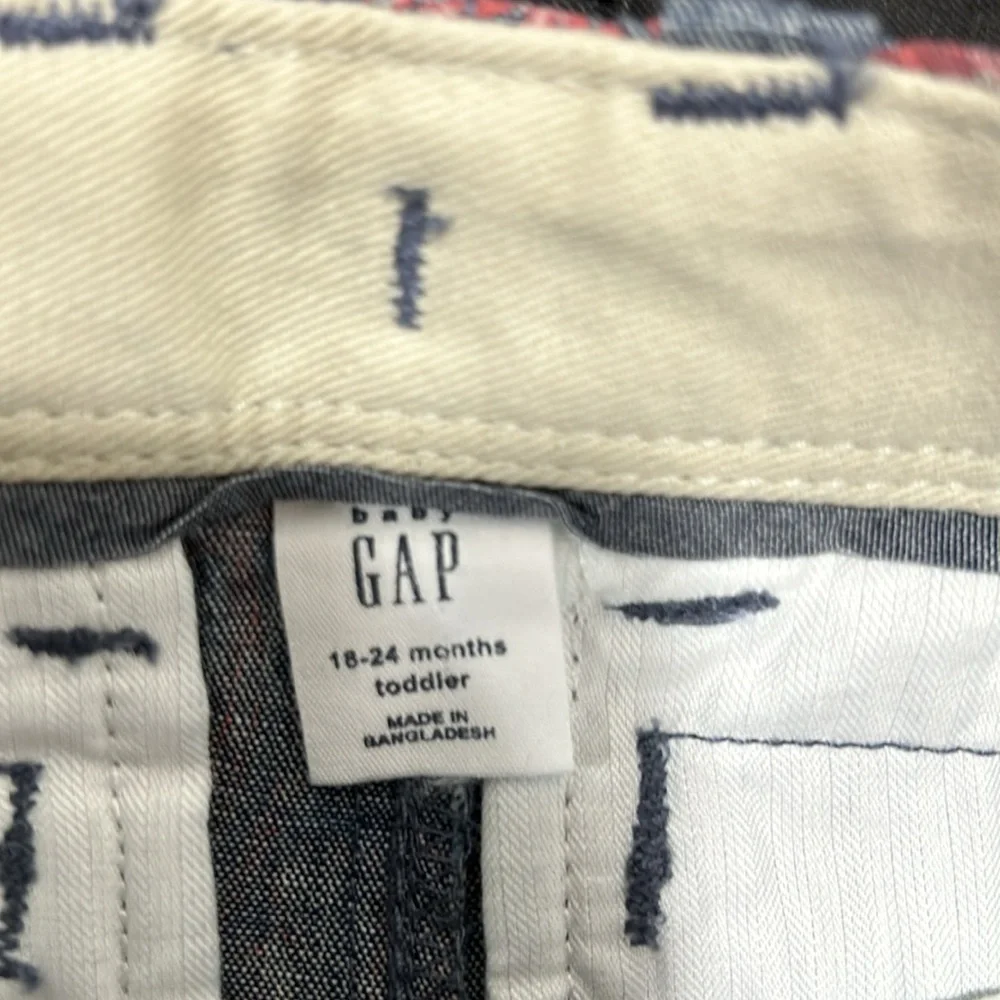 Baby Gap boys floral shorts size 18-24 M NWT